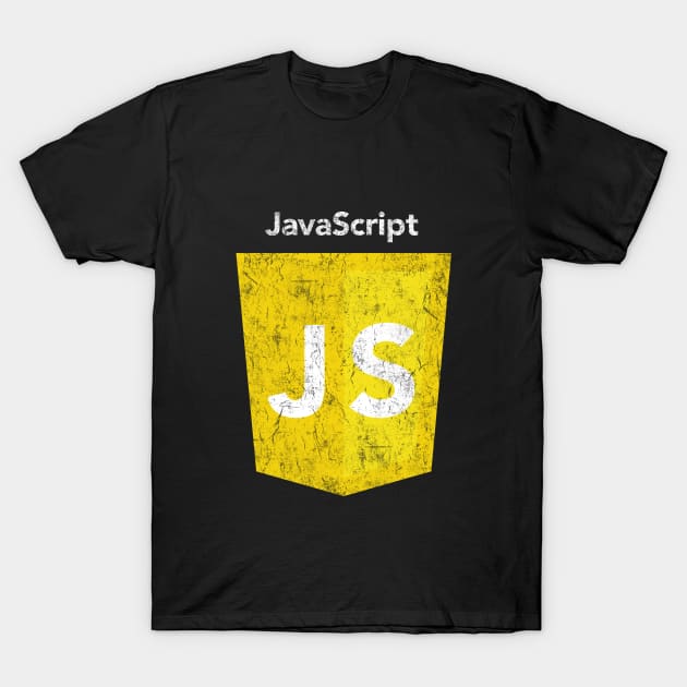 Vintage JavaScript Logo T-Shirt by vladocar